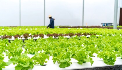 Hydroponic lettuce farm