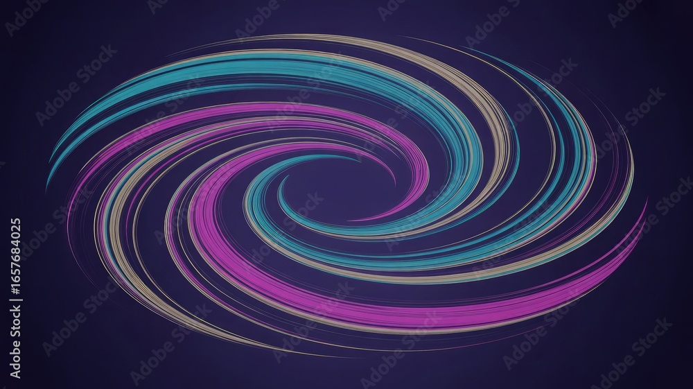 Poster abstract swirl: a captivating abstract image presents a hypnotic vortex of swirling colors, inviting