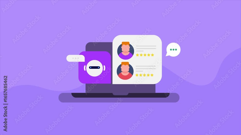 Poster virtual agent handles customers query and delivering real time support through autonomous response.