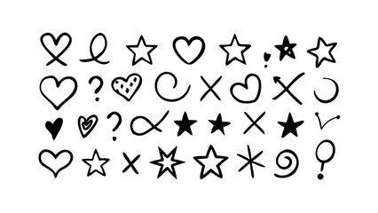 Black Hands Silhouette Collection hand gestures human hands