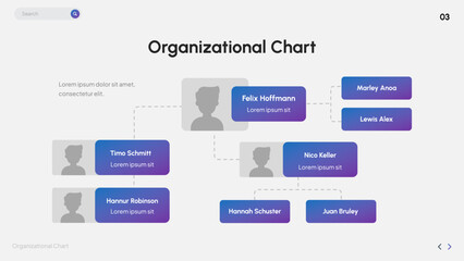 Organizational Chart Infographic