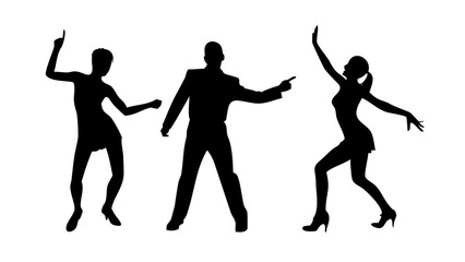 Diverse group dancing joyfully together people celebration