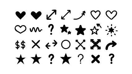 Playful Black Dog Silhouette puppy animal