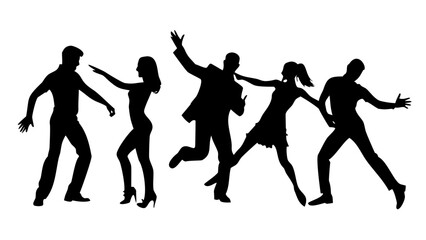 Professional man holding briefcase walking silhouette