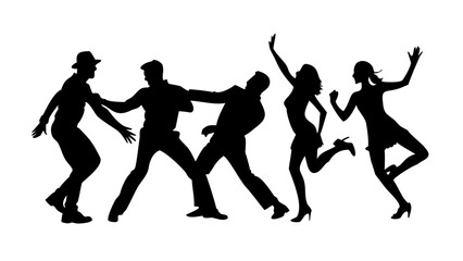 Professional person holding a briefcase silhouette