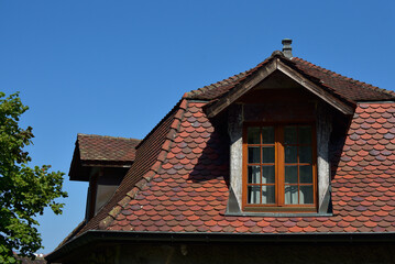 Lac d'Annecy, toit et fenêtre