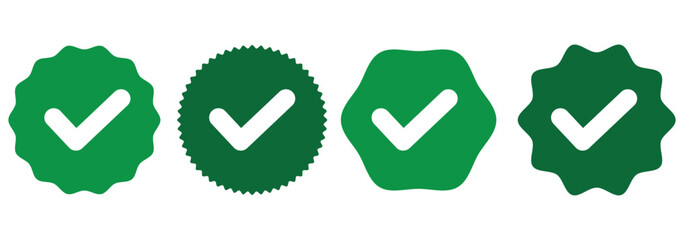 tick mark with checkbox icon. green checkmark sign for app, ui, website. vector illustration on transparent background. © Hike studio 333