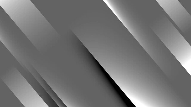 white geometric concept animation on dark gray background