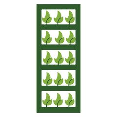 Eco Leaf Pattern Icon (Vertical Set)