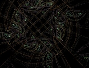 Imaginatory fractal abstract background Image