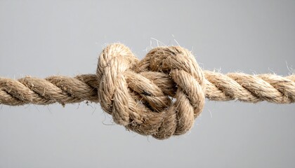 Thick Rope and a Maritime Knot and a Clean and Simple Look