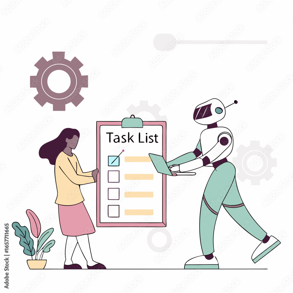 Poster human robot collaboration task list management artificial intelligence