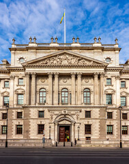 Obraz premium HM Revenue and Customs building in Whitehall, London, UK