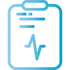 Medical report showing health analysis and patient data