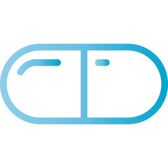 Medical capsule illustration for health, wellness, and medicine concepts