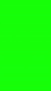 A simple 5-second countdown timer (black on chroma key background, vertical video)