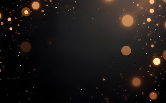 11th years birthday vector black paper luxury invitation double card. Eleven years wedding anniversary celebration brochure. Template of invitational for print on dark background with bokeh lights