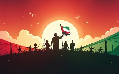 Oman Independence Day Background Event. High quality