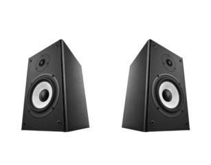 Audio Symphony: Immerse yourself in the immersive world of audio with these contemporary speakers, designed to deliver unparalleled sound quality and clarity for an unmatched listening experience. 