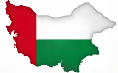 Obraz premium oman flag and map set. oman flag in official colors and proportions., map. High quality