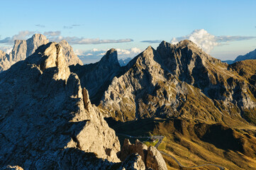 Taken from the Nuvolau Hut above Passo Falzarego, Italy