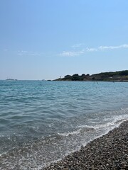  view of the Mediterranean sea , France