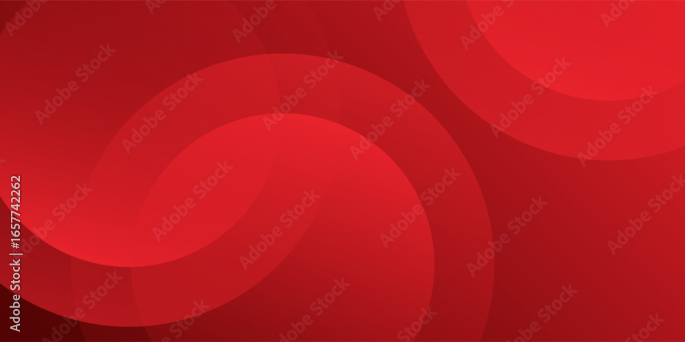 Poster red modern abstract background. dynamic shapes composition simple modern