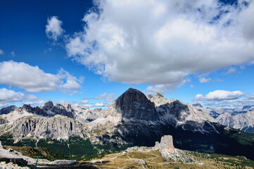 Taken from the Nuvolau Hut above Passo Falzarego, Italy