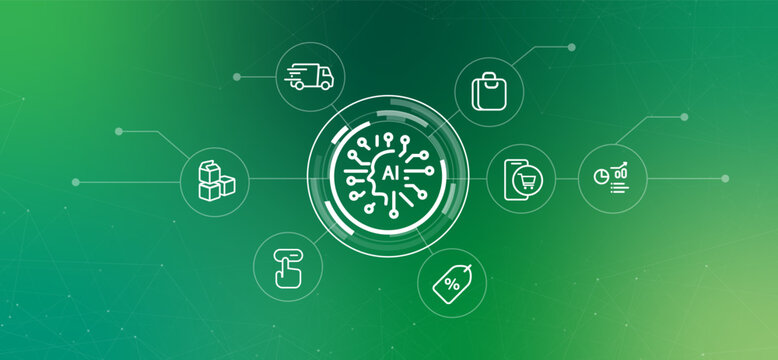 AI in e-commerce and retail artificial intelligence online shopping logistics personalized marketing and the future of retail buy sales product and marketing