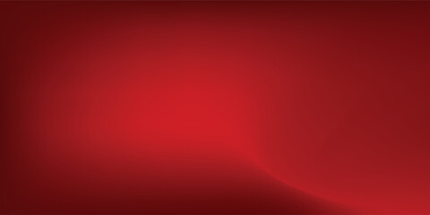 Abstract red gradient background, light and shadow on the backdrop with dimensions,  background