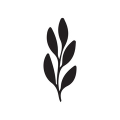 Doodle Flower Abstract Line Art