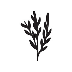 Doodle Flower Abstract Line Art