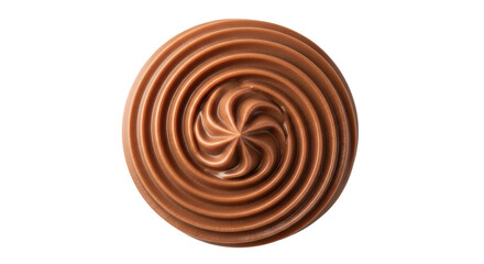 Isolated Chocolate Swirl