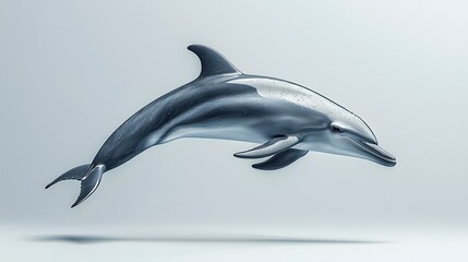 Graceful dolphin leap