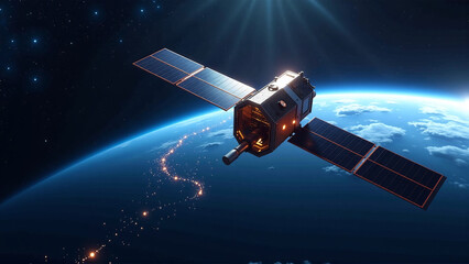 Obraz premium Emerald Serpent: Aerial View of a Winding River Through Pristine Forests