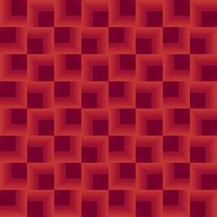 Abstract geometric red square pattern seamless texture background