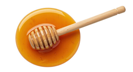 Isolated Honey with Dipper
