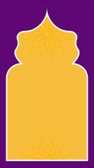 Festive decorative frame element design