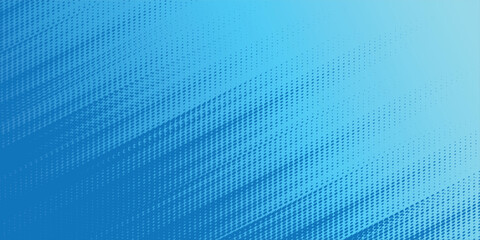 Abstract Blue Background with Halftone Gradient Effect and Smooth Texture
