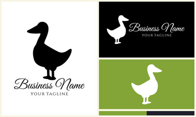 Duck Logo Design Variations. (3)