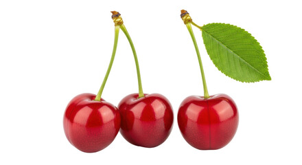 Isolated Cherries