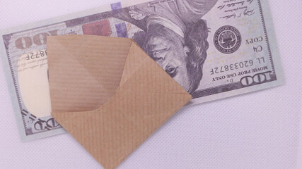 Prop Money Envelope Drop: A Dramatic Moment of Simulated Cash Exchange