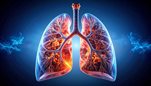 Human brain x-ray scan with glowing blue plasma sphere artistic medical illustration - Powered by Adobe