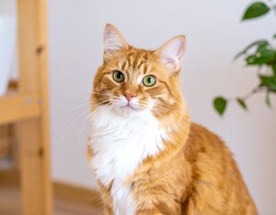 Ginger cat portrait