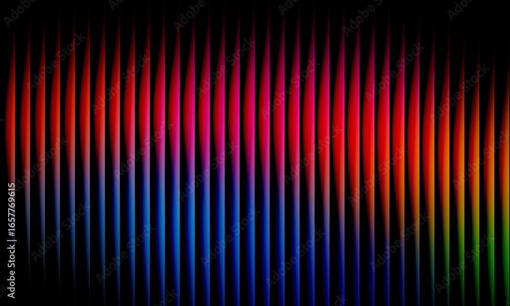 Poster vibrant colorful vertical lines abstract background design element