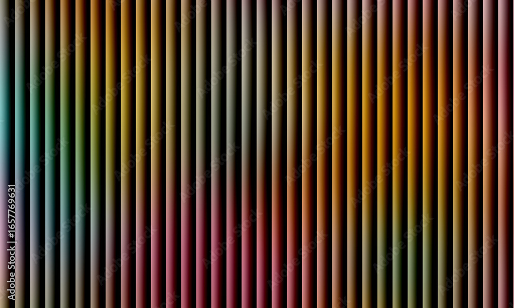 Poster colorful vertical lines abstract background with gradient and shadows
