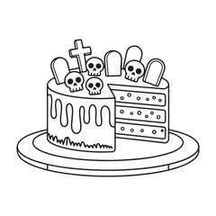 Bold and Easy Cozy Halloween Coloring Pages, Line Art, Vector Illustration, Black and White, Halloween, Coloring Pages, Coloring Book, 8.5x8.5