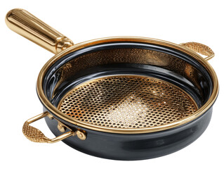 Elegant Isolated Strainer on Transparent Background for Cooking Use