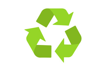 Obraz premium Recycling and Sustainability Green Symbol – Eco-Friendly Environment Icon PNG