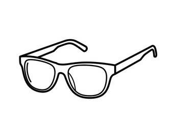 Stylish black-framed sunglasses for fashion, design, and lifestyle concepts, modern and bold